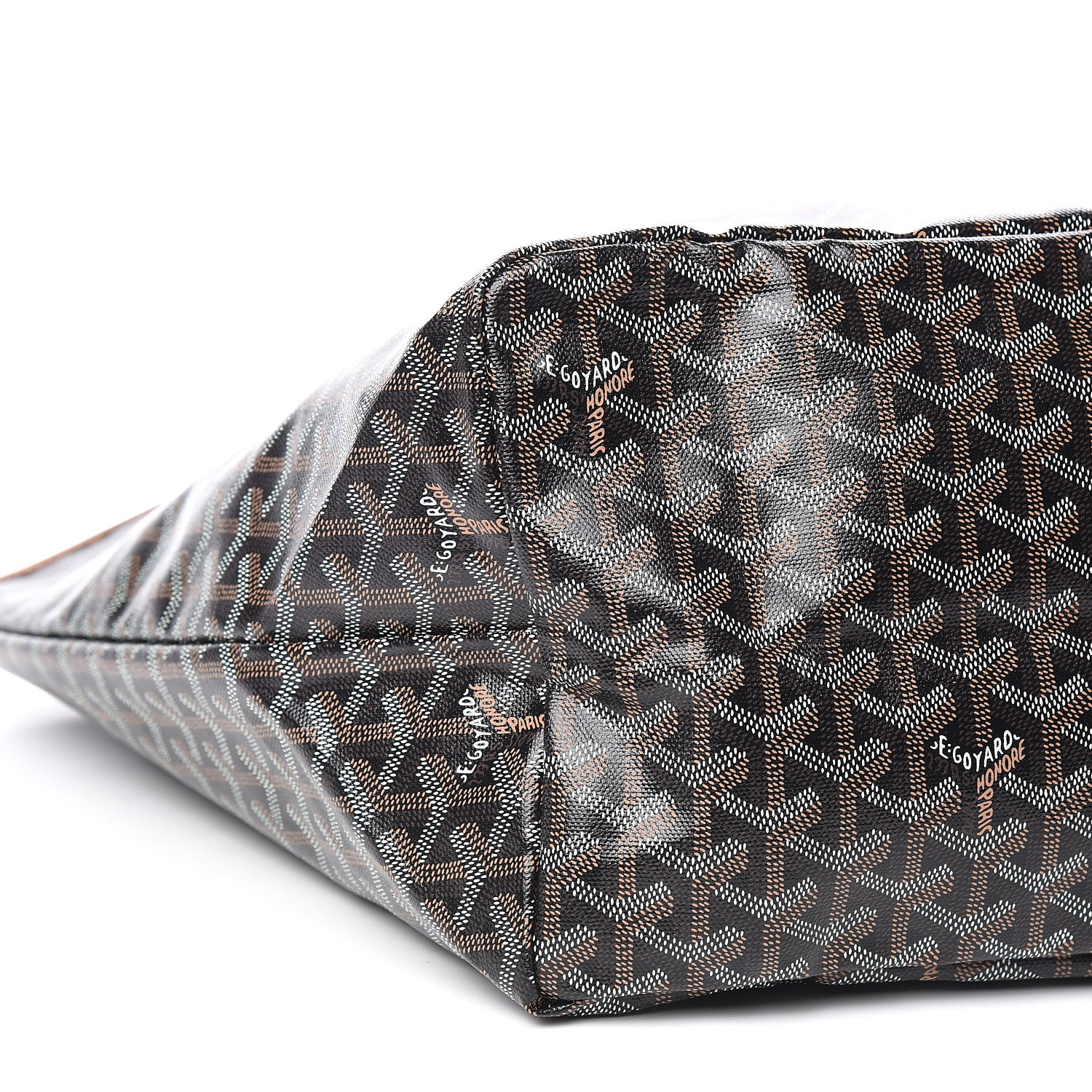 Goyard Goyardine Saint Louis GM Black Gold 8 of 9