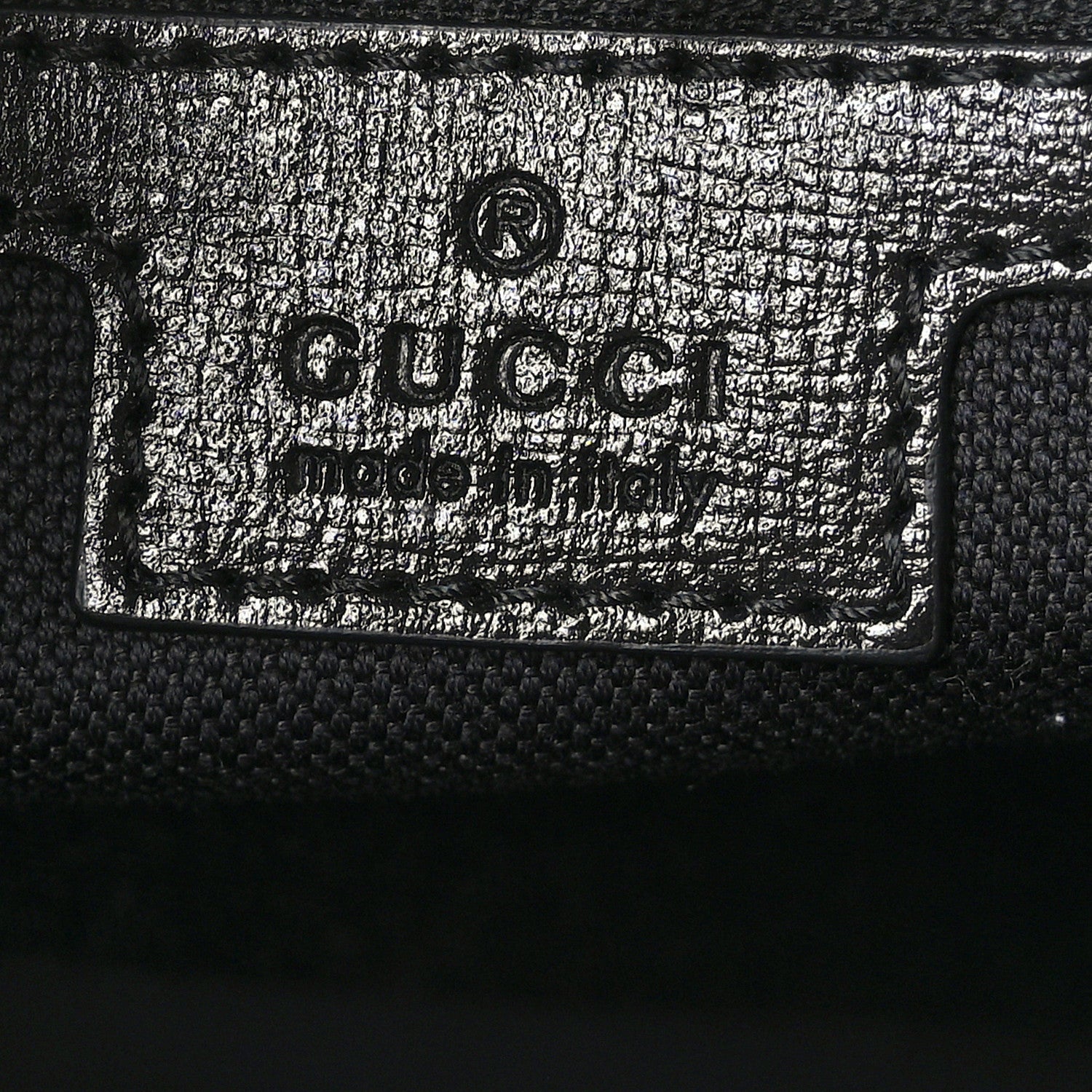 Gucci GG Supreme Monogram Azalea Calfskin Web Medium Retro Interlocking G Tote Bag Black 6 of 9