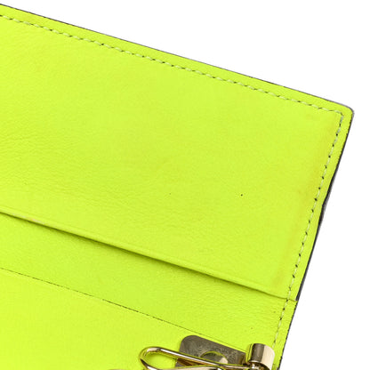 Gucci GG Supreme Monogram Heart 6 Key Holder Case Yellow Fluo 9 of 10