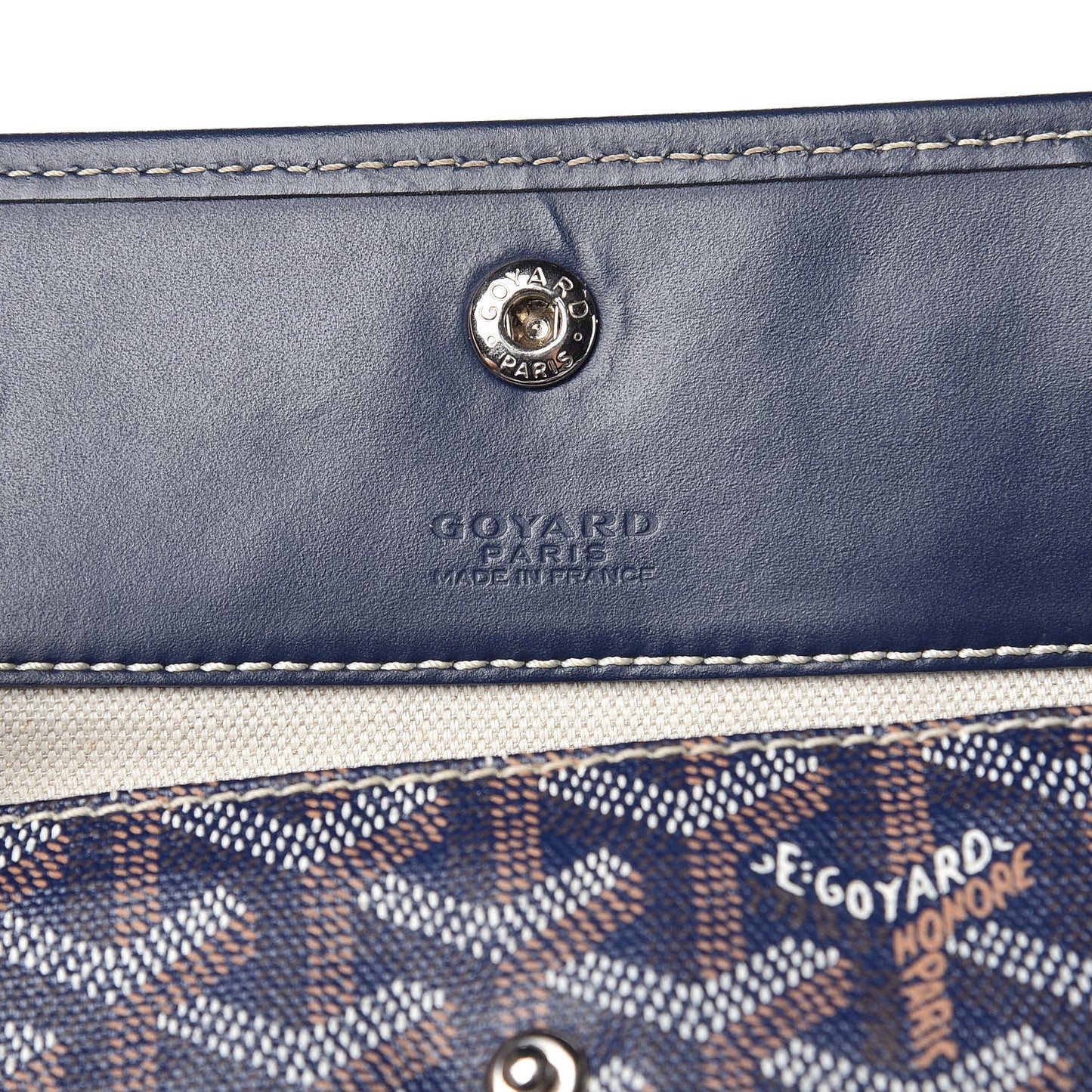 Goyardine Saint Louis PM Navy