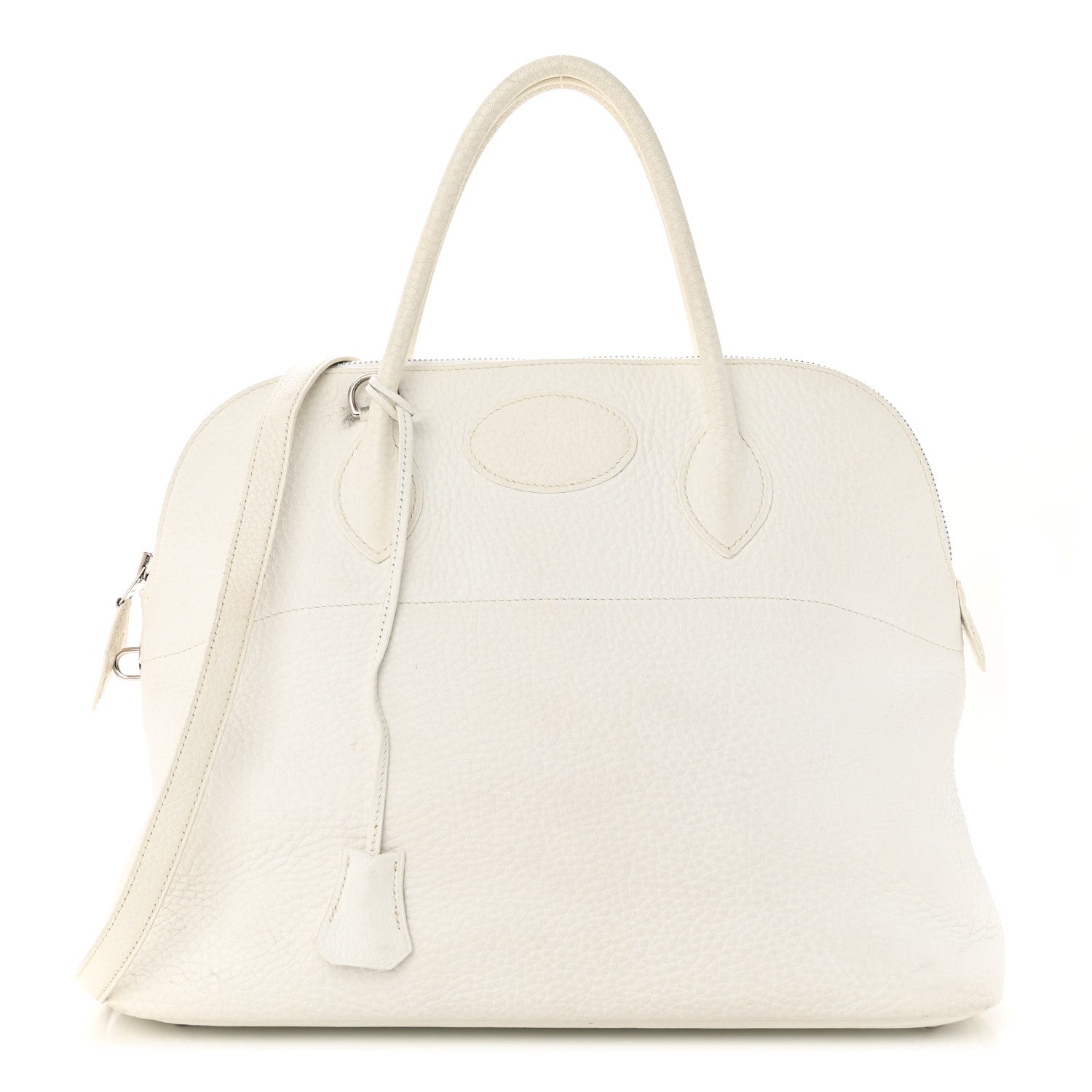Hermes Taurillon Clemence Bolide 35 White 1 of 16