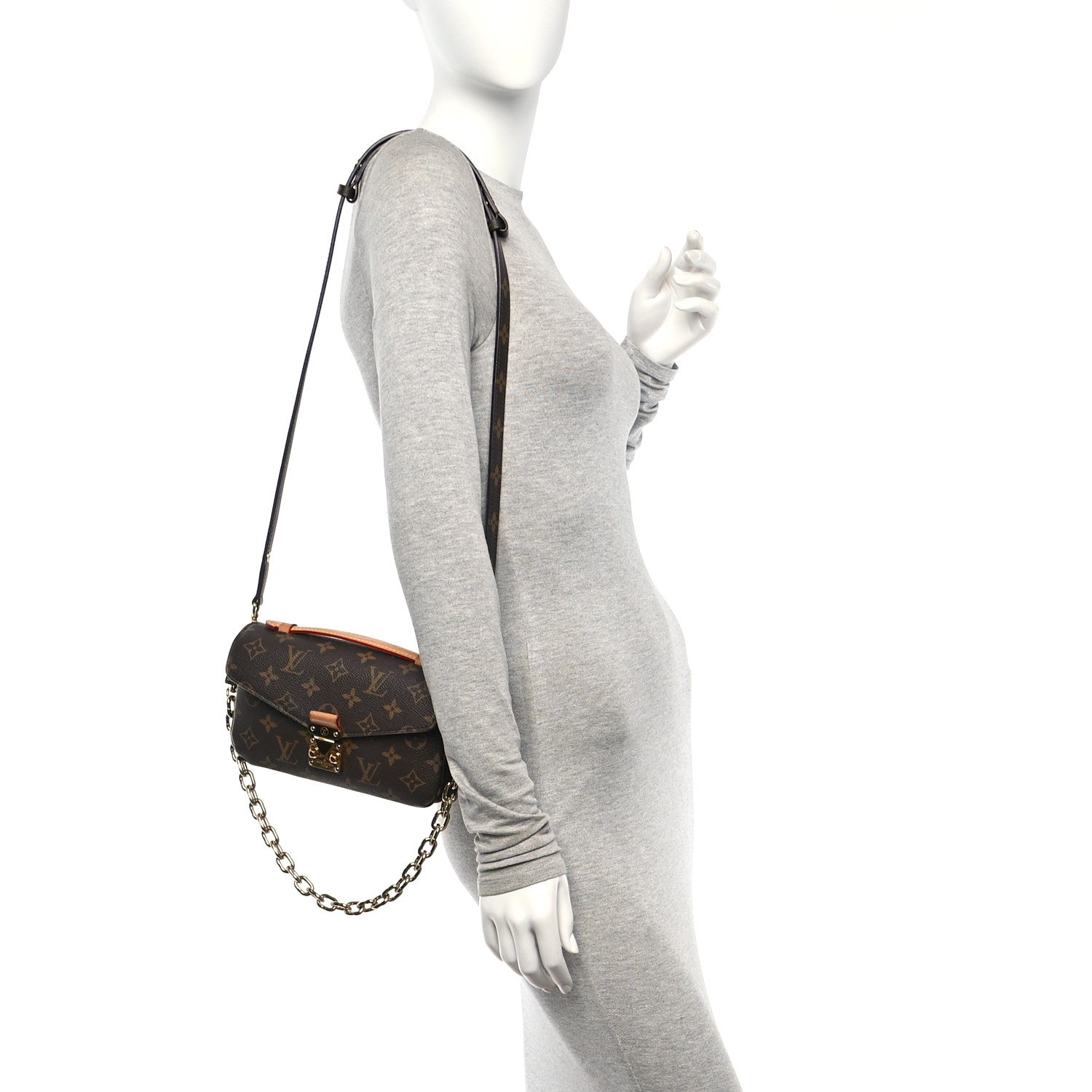 Louis Vuitton Monogram Pochette Metis East West 2 of 9