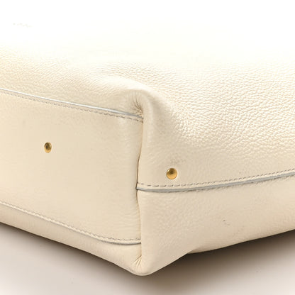 Chloe Grained Calfskin Small Marcie Hobo Bag Sweet Beige 9 of 12