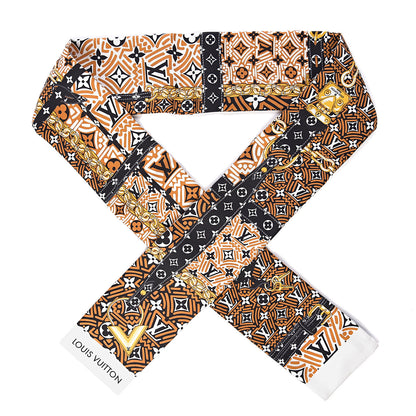 Louis Vuitton Silk Monogram Crafty Confidential Bandeau Caramel 1 of 2