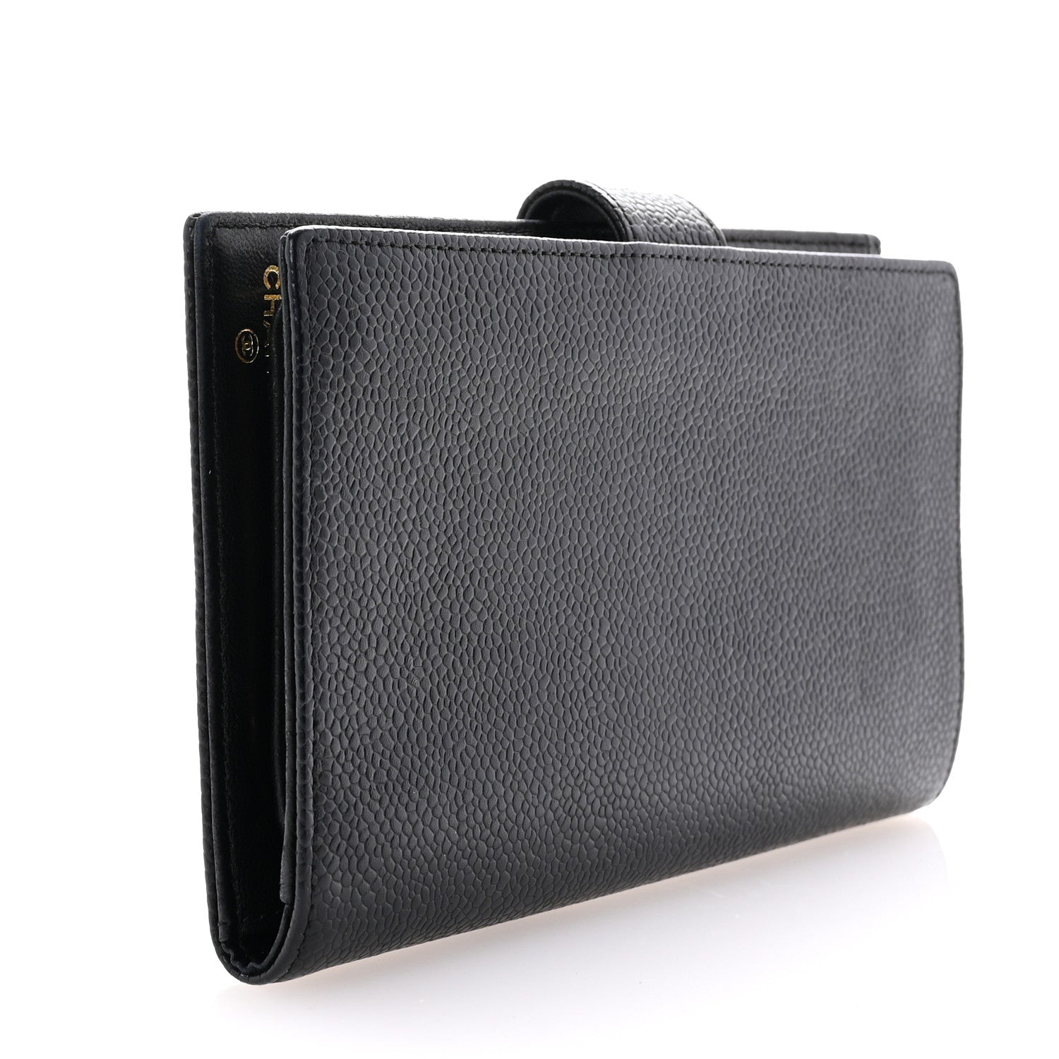 Chanel Caviar Timeless CC Zipped Pocket Wallet Black 3 of 7
