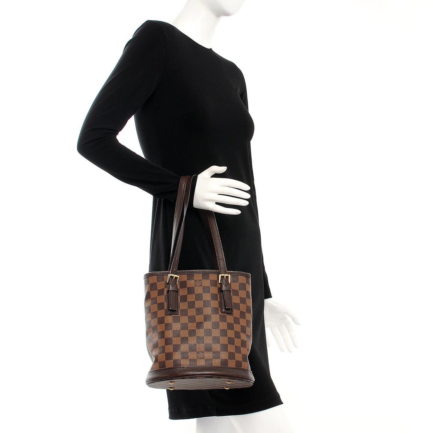 Damier Ebene Marais Bucket 23