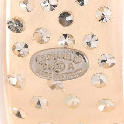 Chanel Lucite Crystal CC Ring 4 of 4