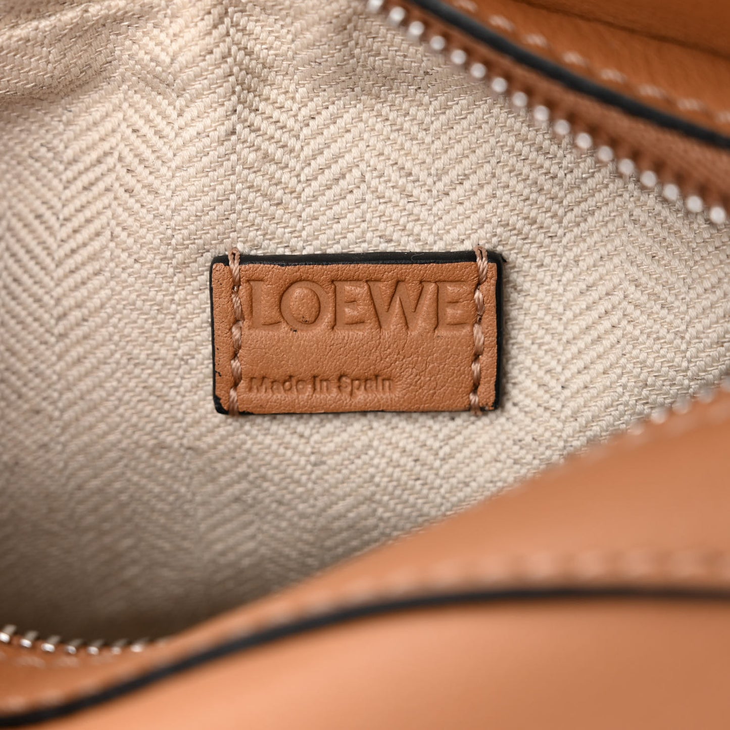 Calfskin Nano Puzzle Bag Tan