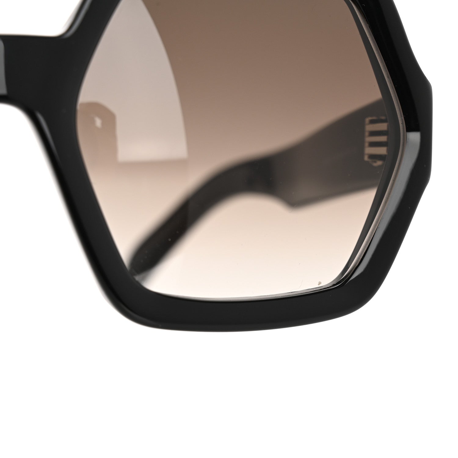 Celine Acetate Octagon Polarized Sunglasses CL40131 Black 8 of 10