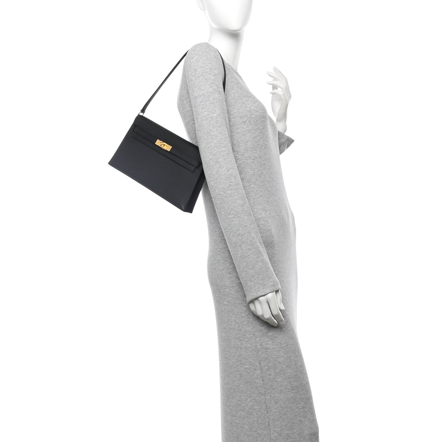 Hermes Epsom Kelly Elan Black 2 of 10