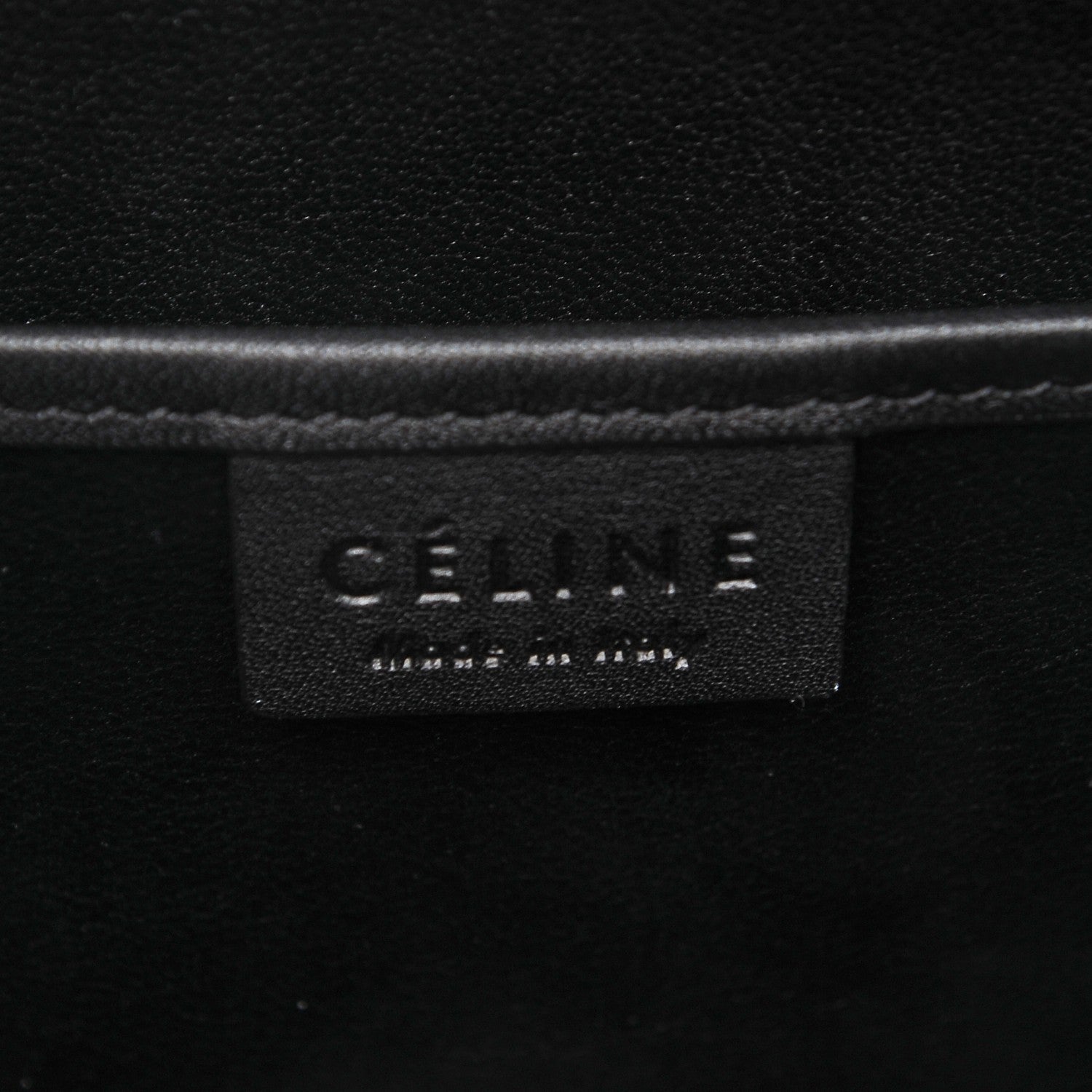 Celine Smooth Calfskin Nano Luggage Black 7 of 8