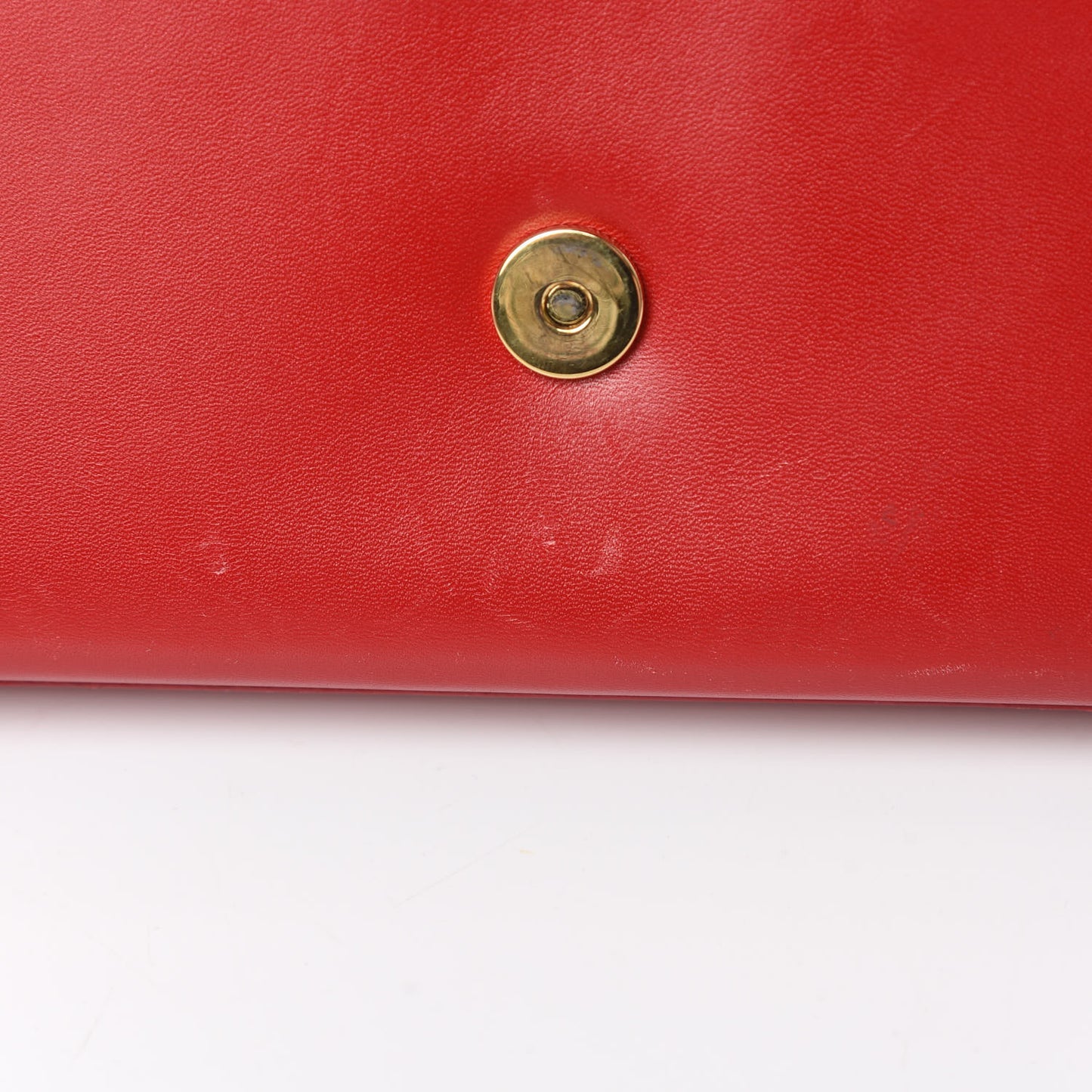 Calfskin Classic Monogram Cassandre Clutch Rouge Orient