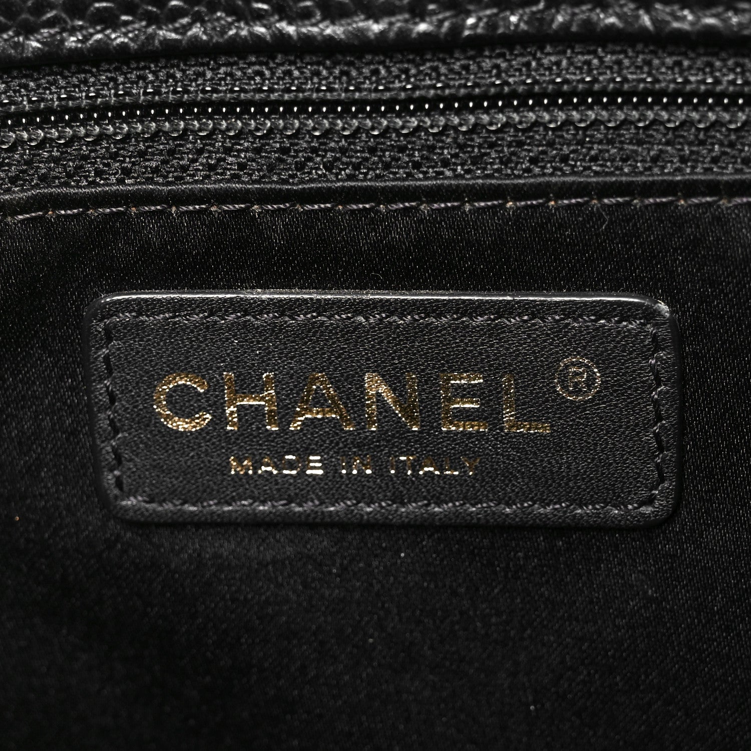 Chanel Caviar Quilted Grand Shopping Tote GST Black 6 of 10
