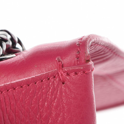 Christian Louboutin Grained Calfskin Sweet Charity Shoulder Bag Pink 7 of 9