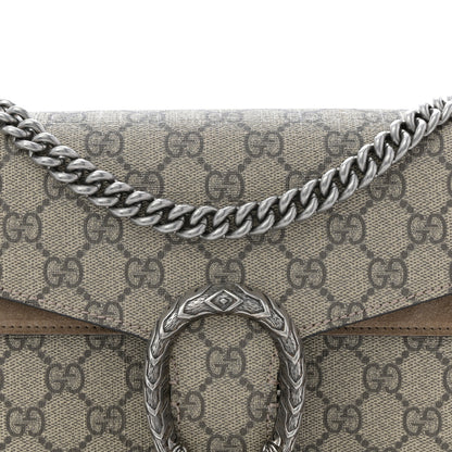 Gucci GG Supreme Monogram Small Dionysus Shoulder Bag Taupe 8 of 11