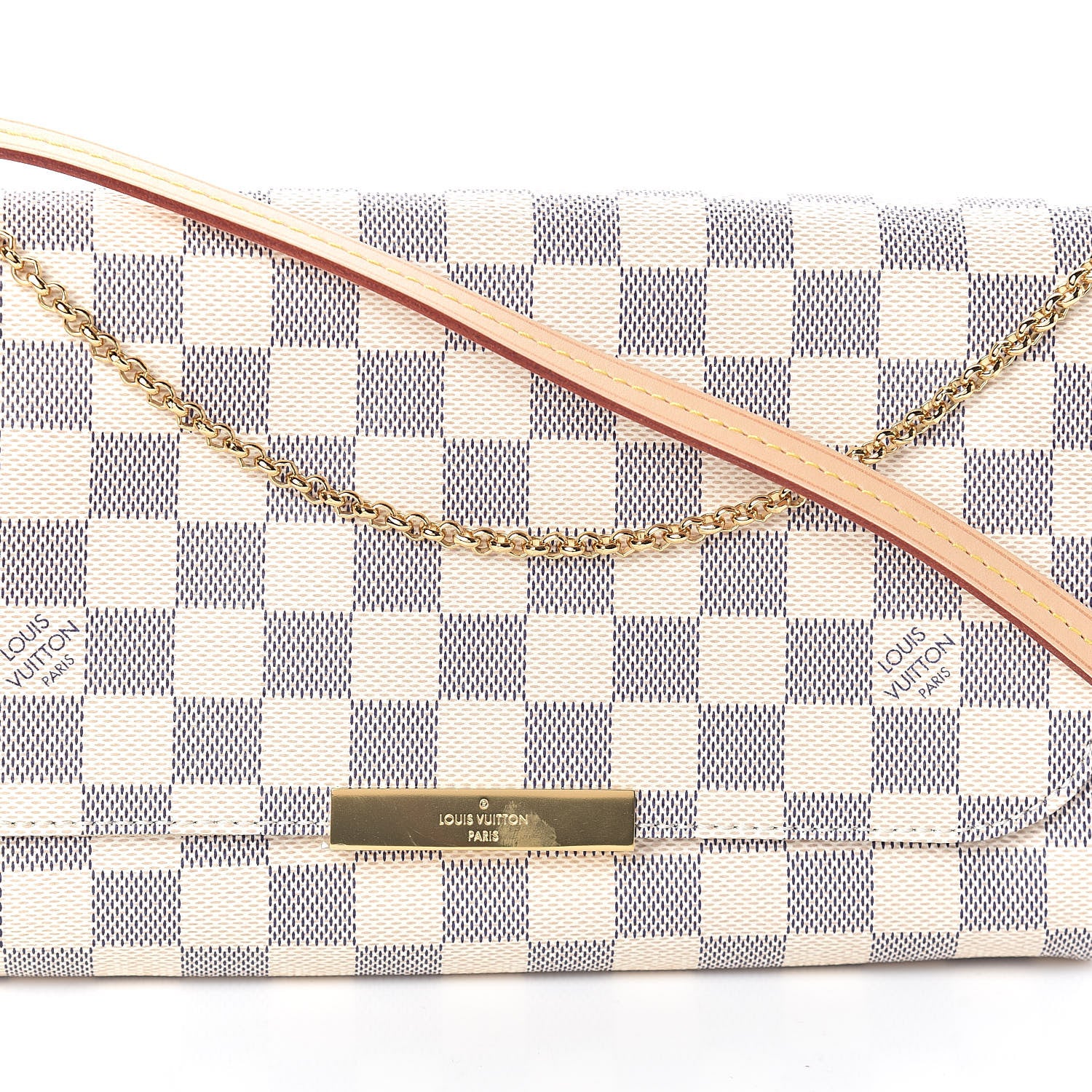 Louis Vuitton Damier Azur Favorite MM 7 of 10