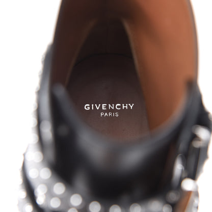 Givenchy Calfskin Studded Prue Buckle Bootie 39.5 Black 8 of 10