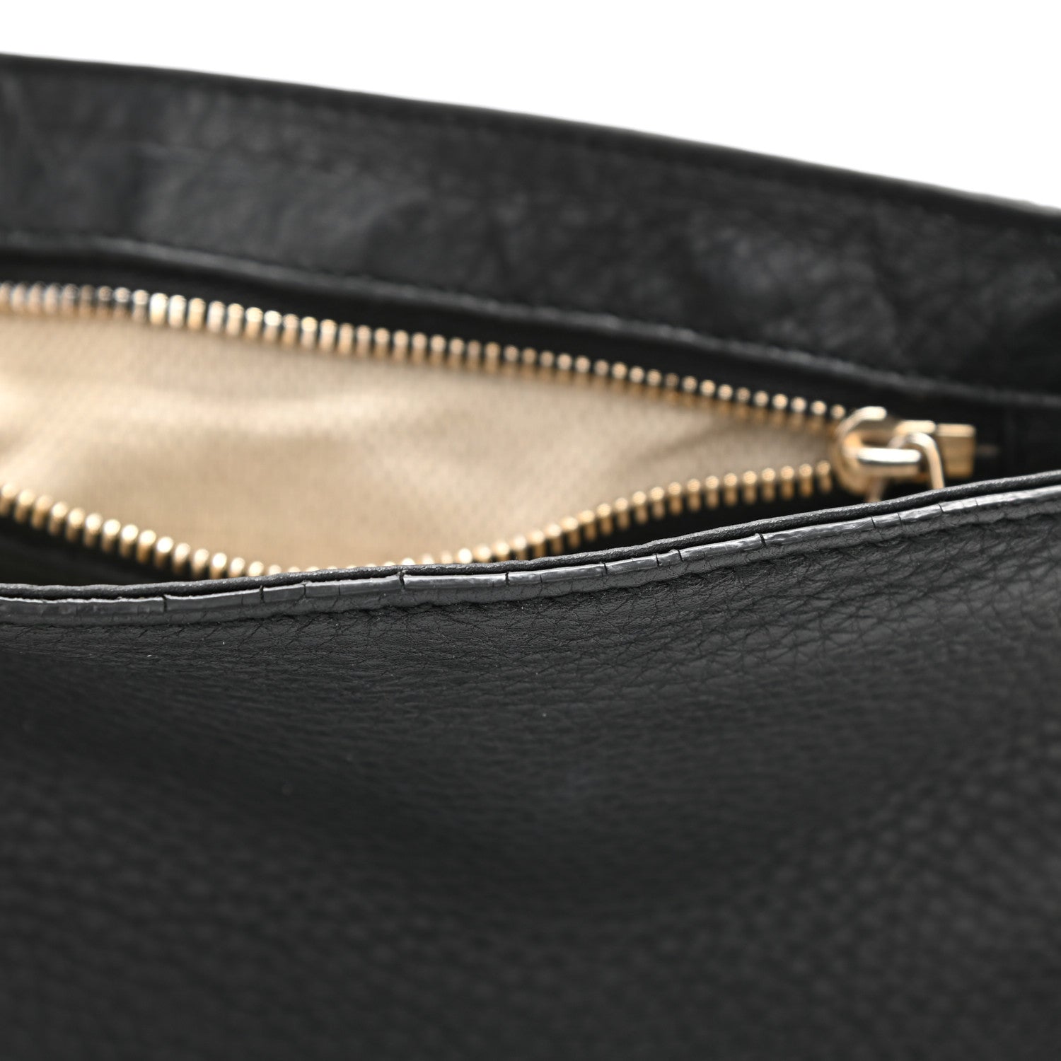 Gucci Pebbled Calfskin Medium Soho Flap Crossbody Black 14 of 15