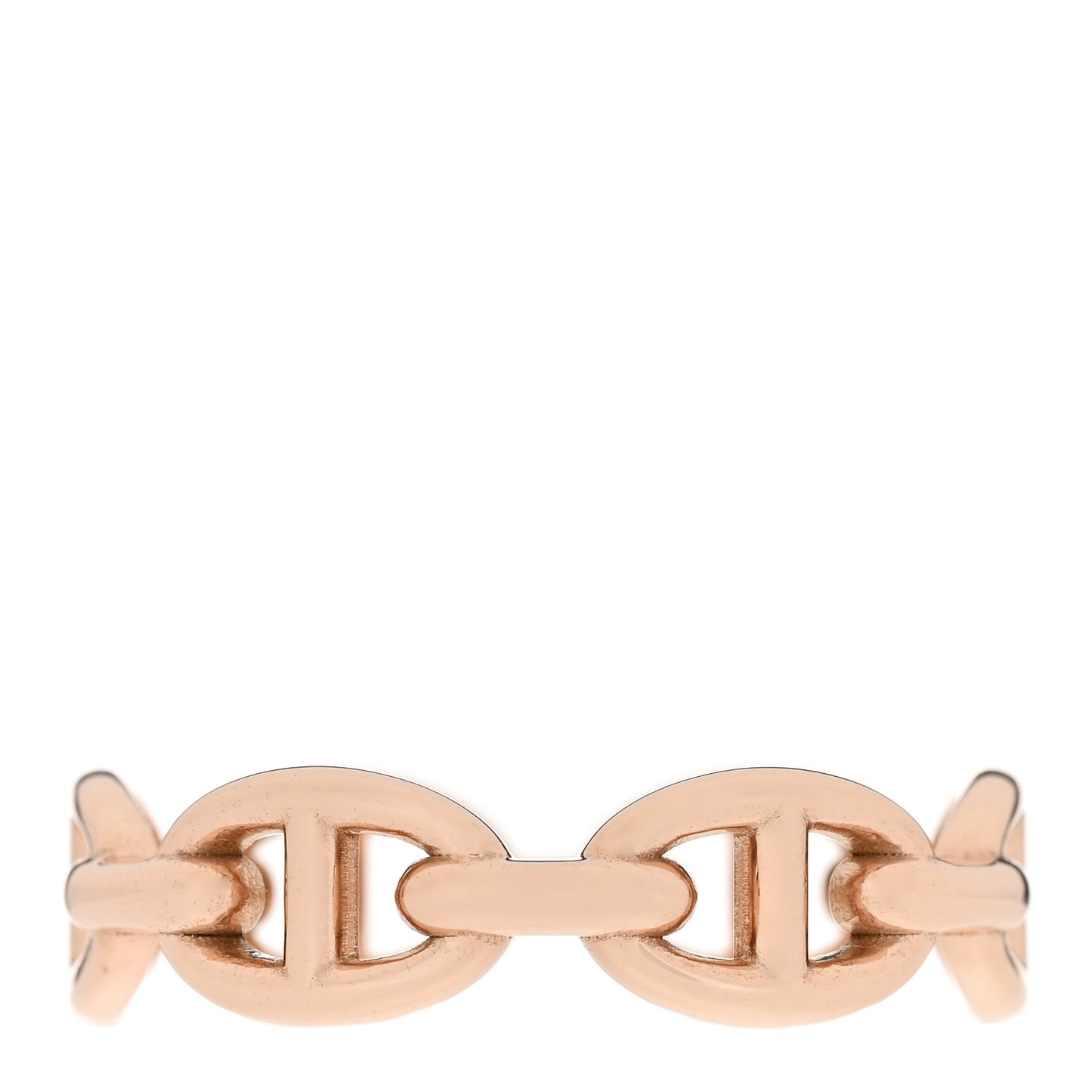 18K Rose Gold PM Chaine d'Ancre Enchainee Ring 57 8