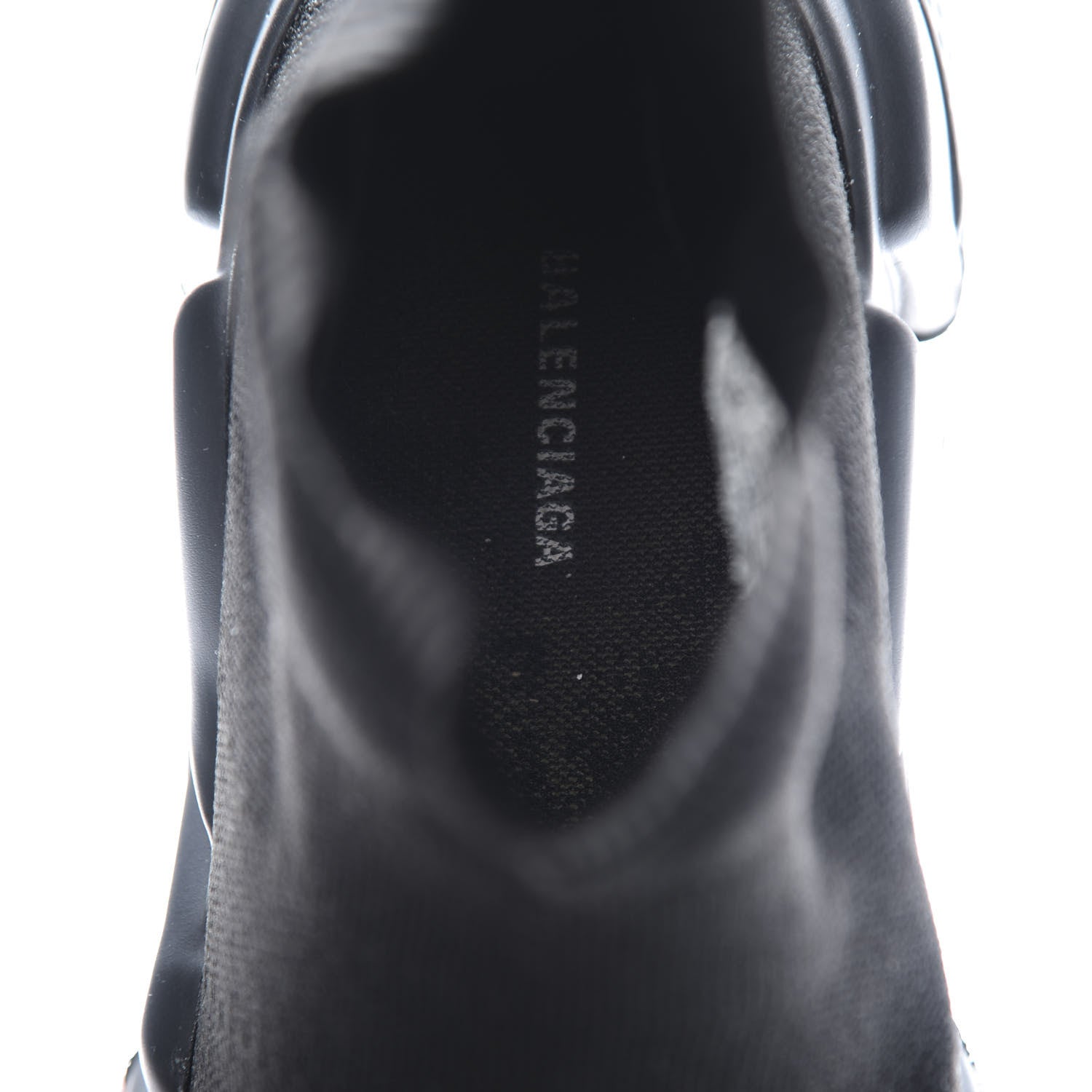 Balenciaga Neoprene Knit Womens Speed Sneakers 39 Black 7 of 10