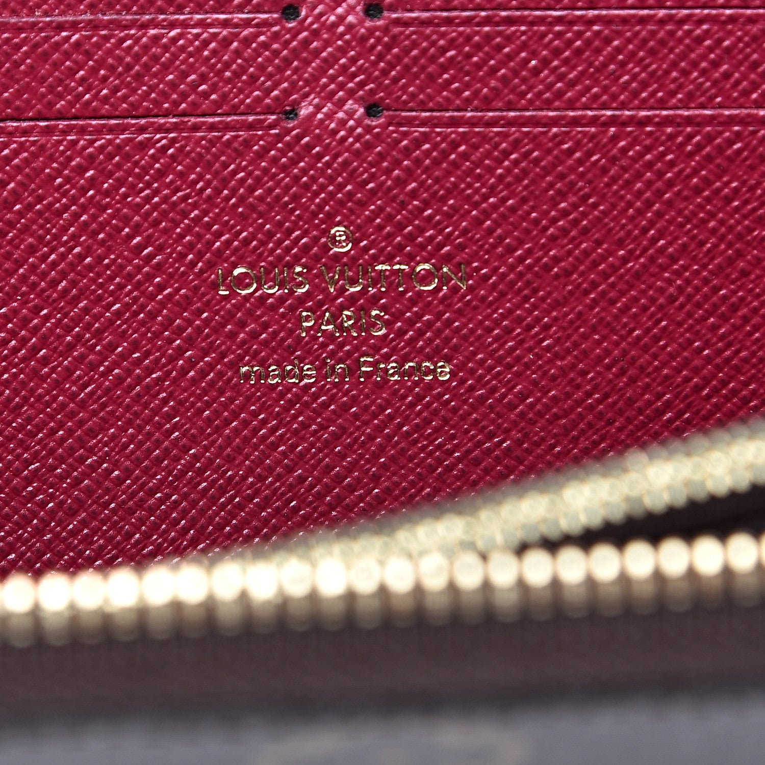 Louis Vuitton Monogram Clemence Wallet Fuchsia 5 of 8