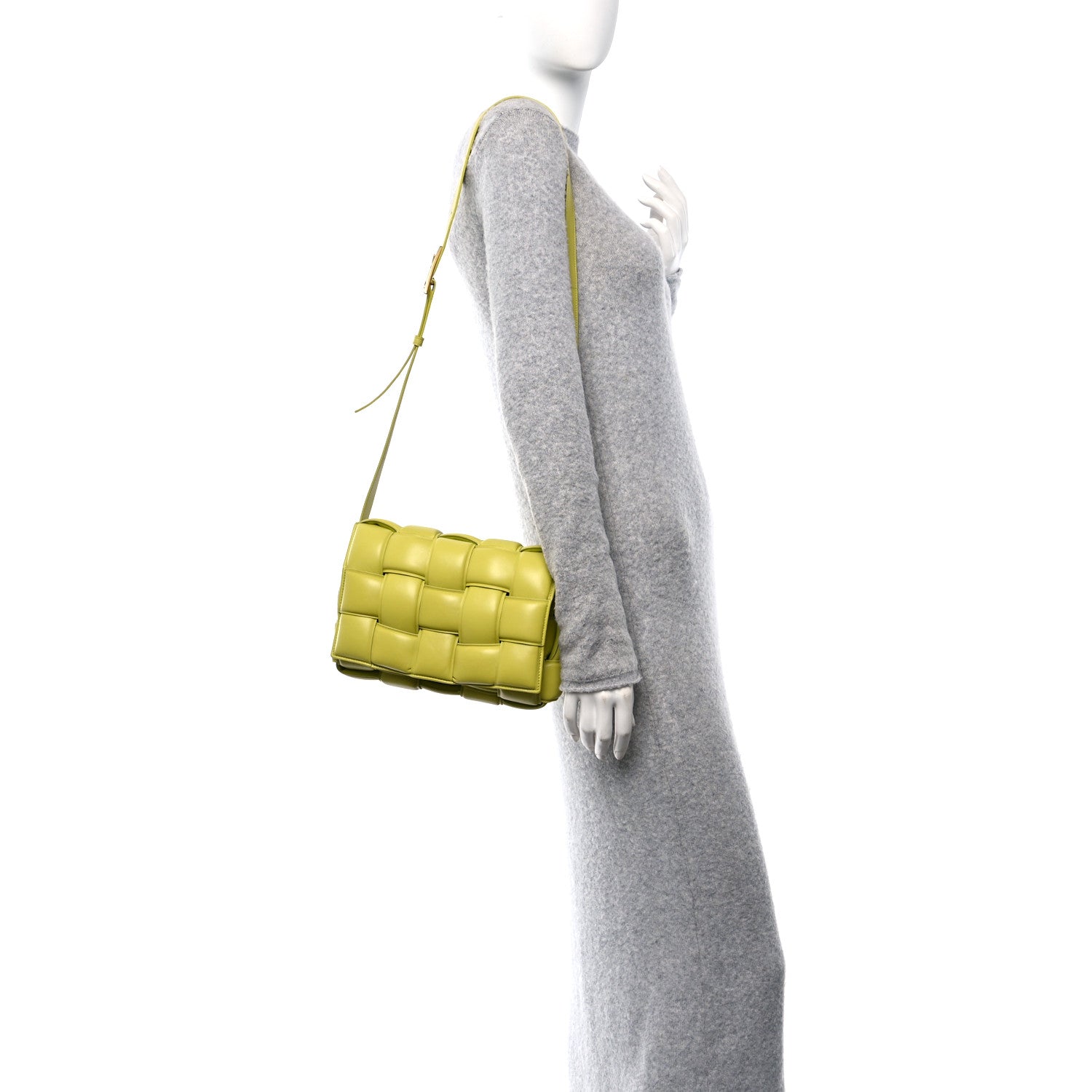 Bottega Veneta Nappa Maxi Intreccio Padded Cassette Crossbody Bag Kiwi 2 of 10