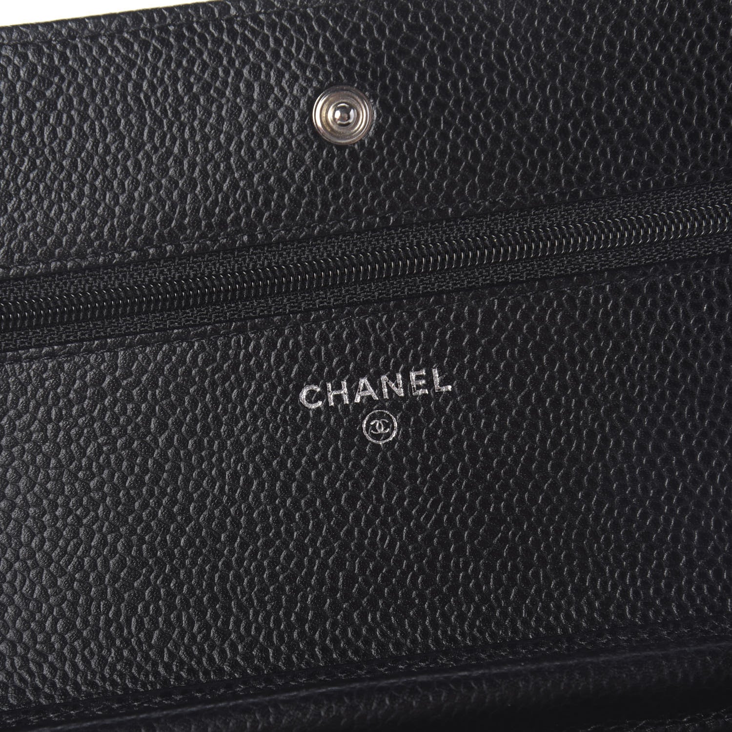Chanel Caviar Quilted Wallet On Chain WOC Black 8 of 11