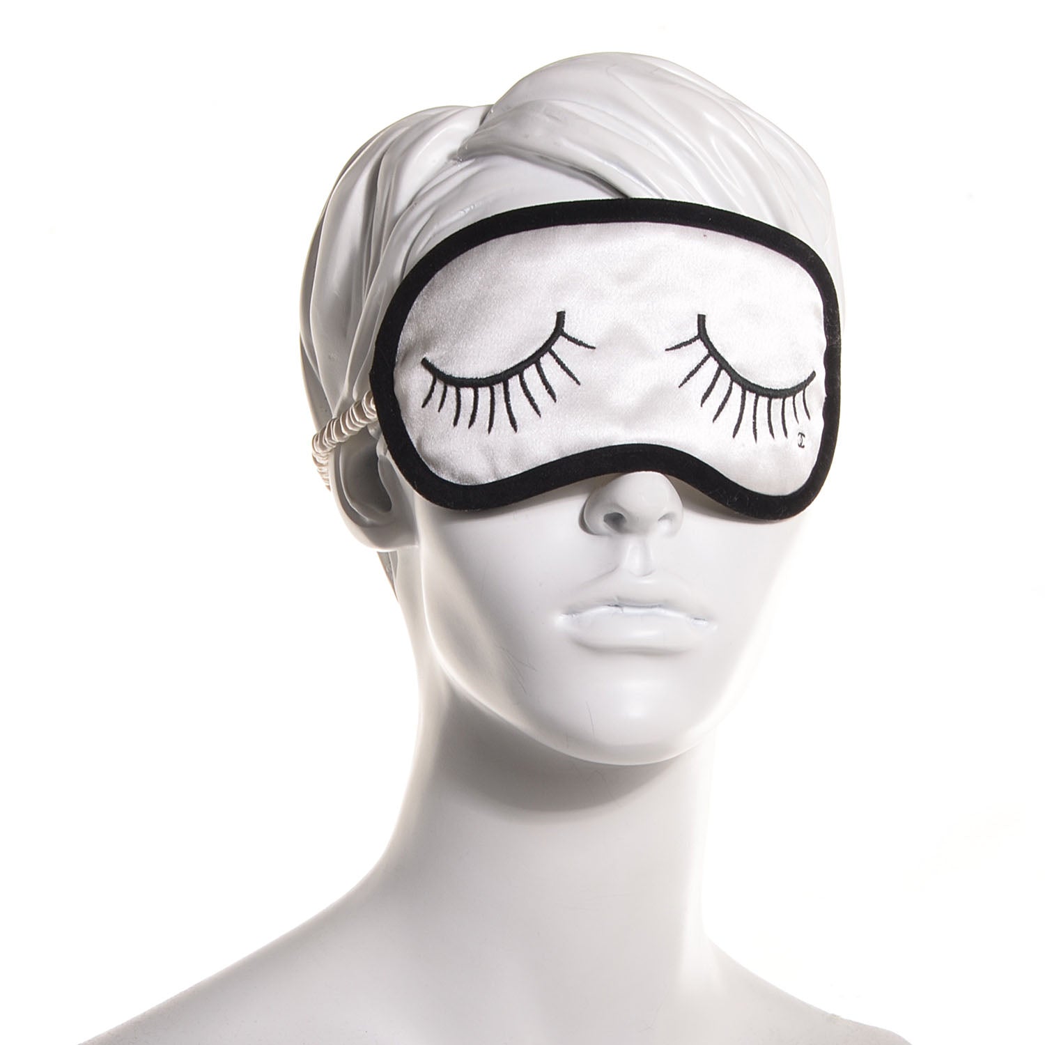 Chanel Silk Sleeping Mask White 2 of 8
