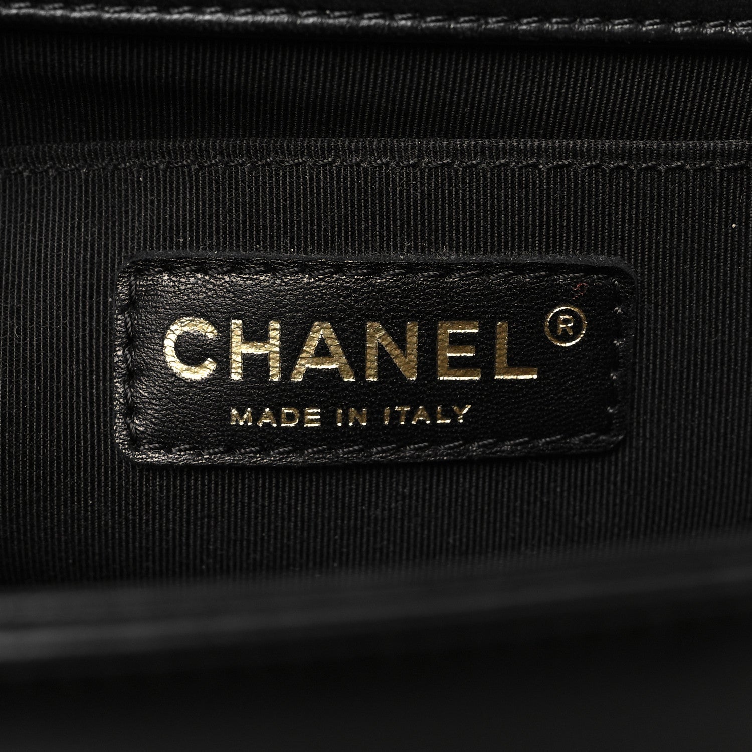 Chanel Lambskin Chevron Quilted Medium Boy Flap Black 6 of 12