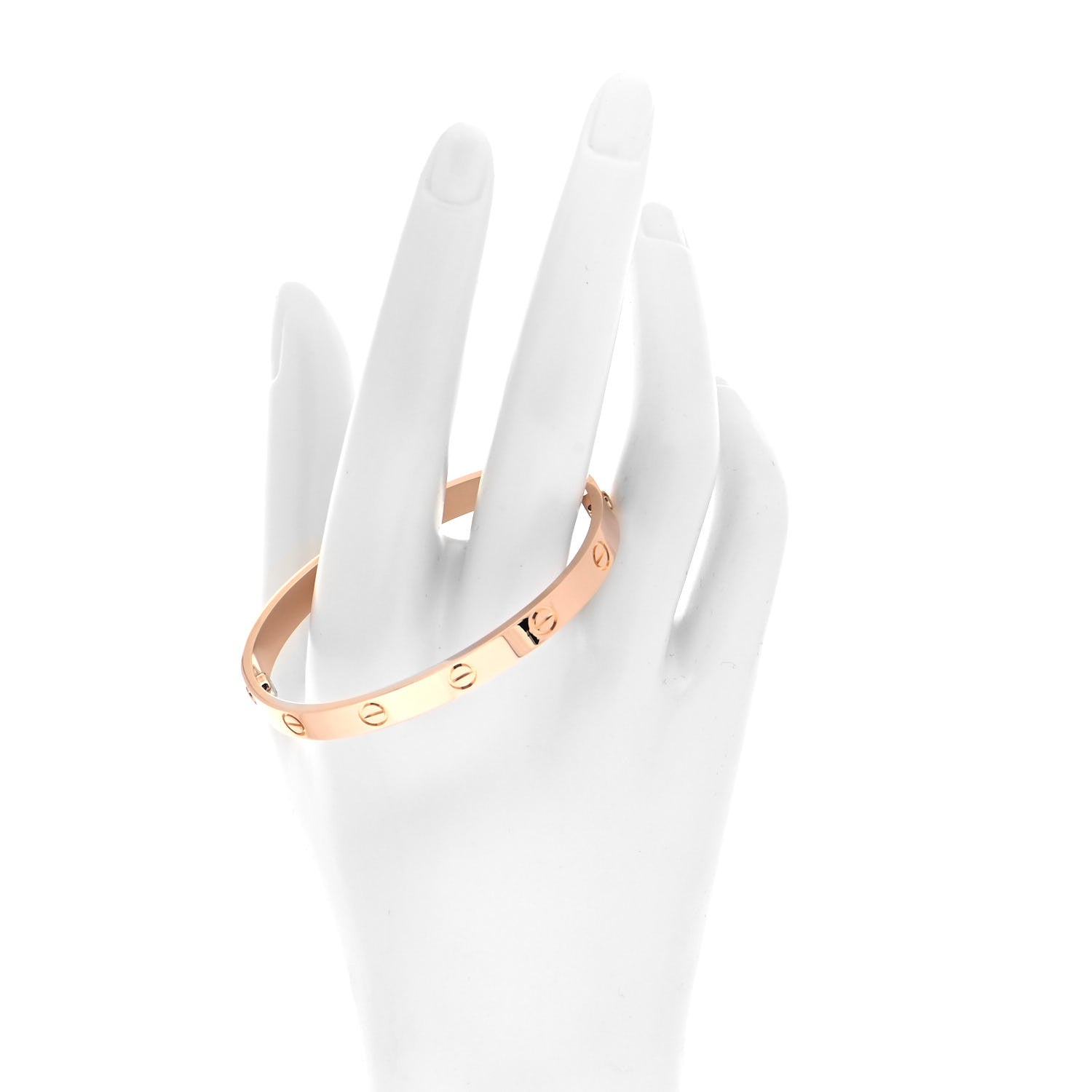Cartier 18K Pink Gold LOVE Bracelet 17 2 of 6