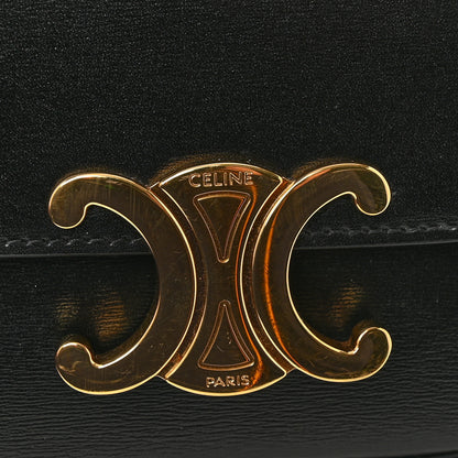 Celine Shiny Calfskin Mini Triomphe Black 12 of 13