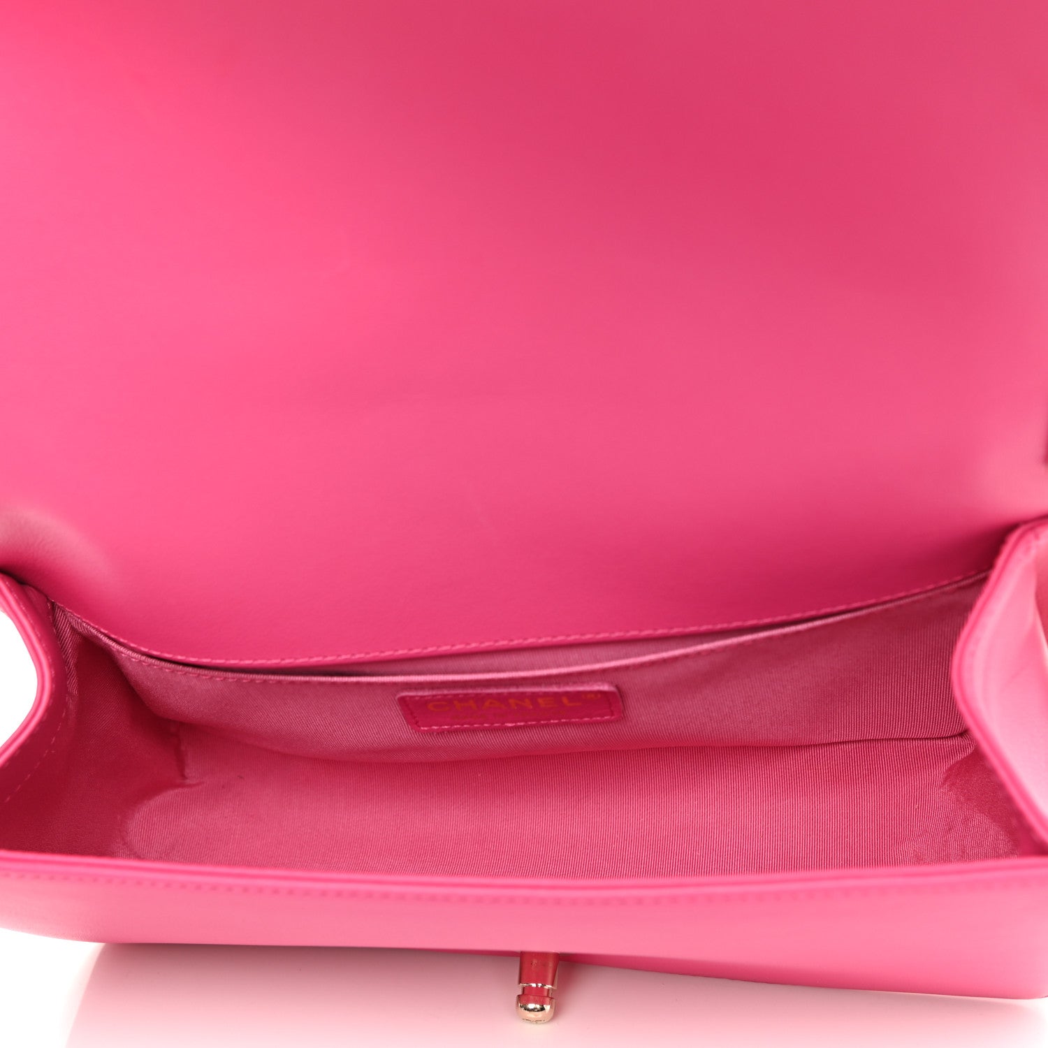 Chanel Calfskin Quilted Medium Boy Flap Fuchsia 5 of 10