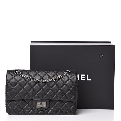 Chanel Aged Calfskin Quilted 2.55 Reissue 225 Flap Black 11 of 11