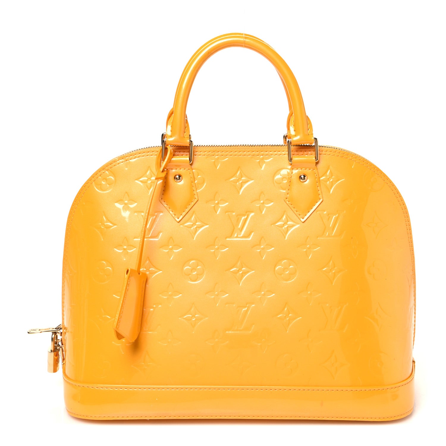Louis Vuitton Vernis Alma PM Jaune Passion 1 of 9