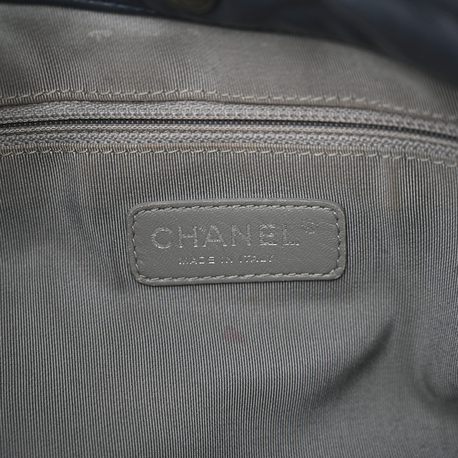 Chanel Calfskin Coco Pleats Hobo Dark Blue 6 of 13