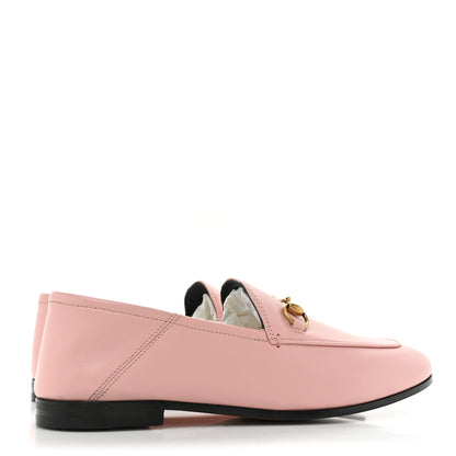 Gucci Lambskin Womens Brixton Horsebit Loafers 37.5 Perfect Pink 4 of 15