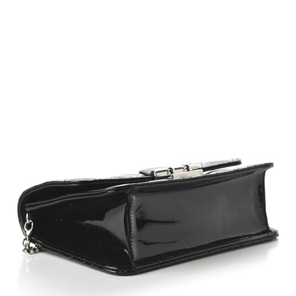 Christian Dior Patent Cannage Miss Dior Promenade Pouch Black 4 of 9