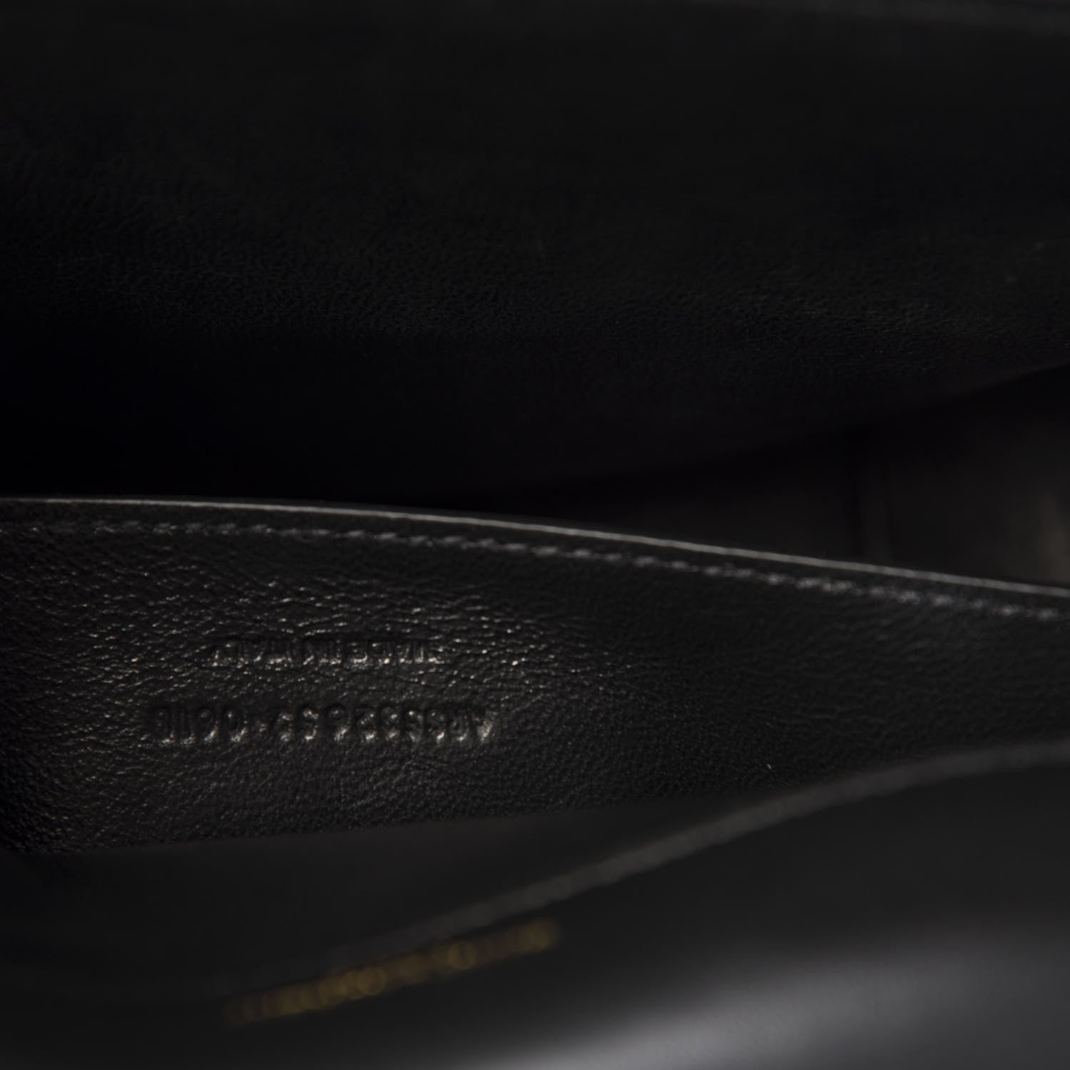 Saint Laurent Lambskin Matelasse Chevron Monogram Medium Sulpice Bag Black 10 of 12