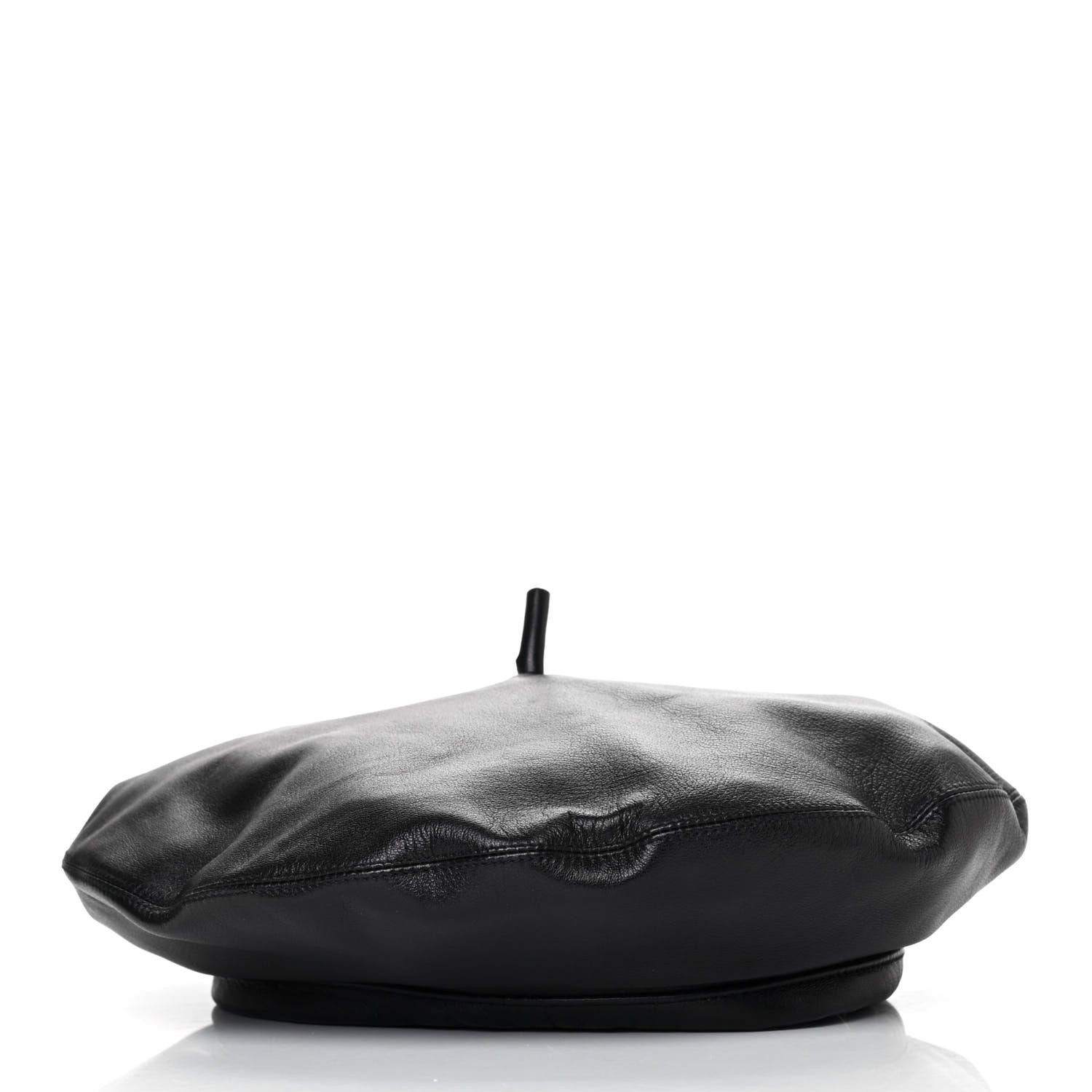 Christian Dior Lambskin D-Dream Beret 57 Black 2 of 4