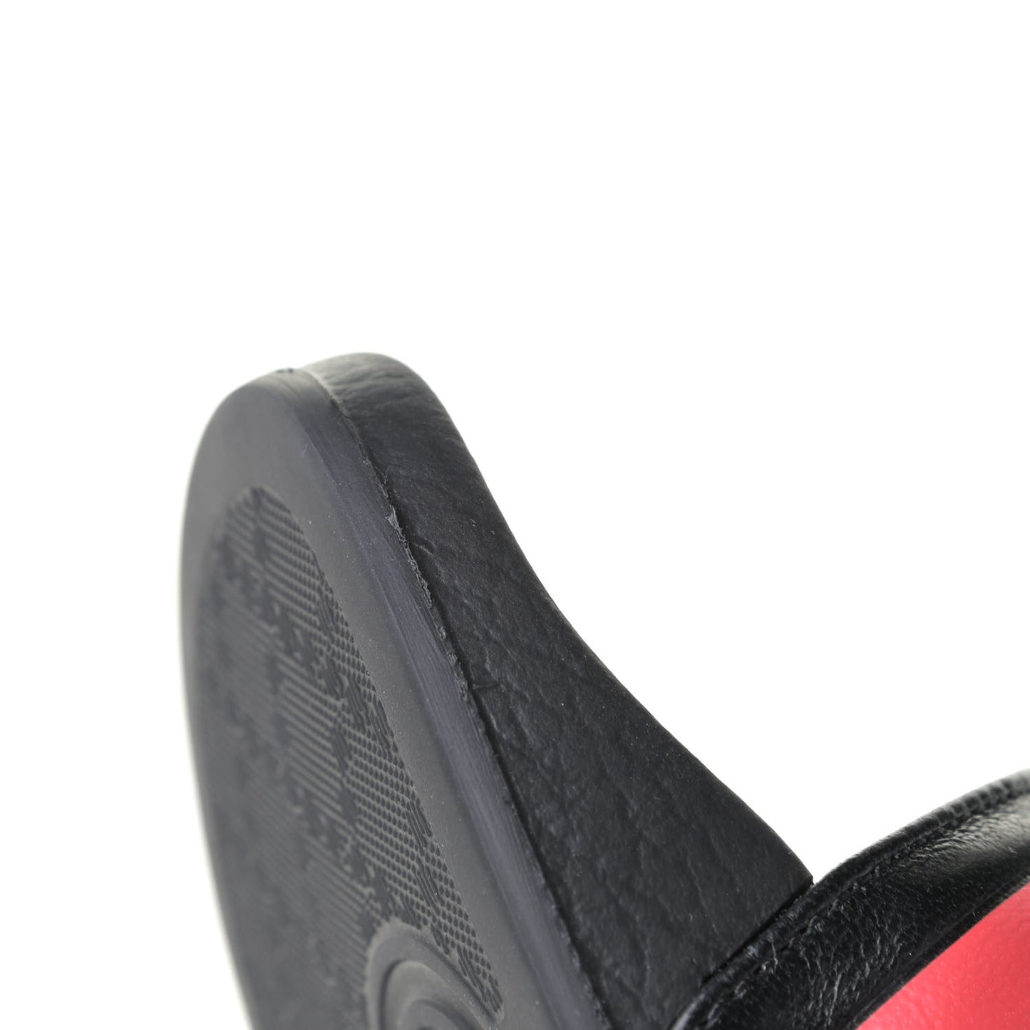 Nappa Original Gucci Mens Slide Sandals 10 Black