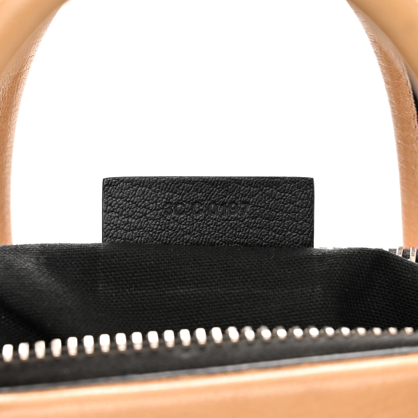 Sugar Goatskin Mini Tri-Color Antigona Light Brown Beige Black