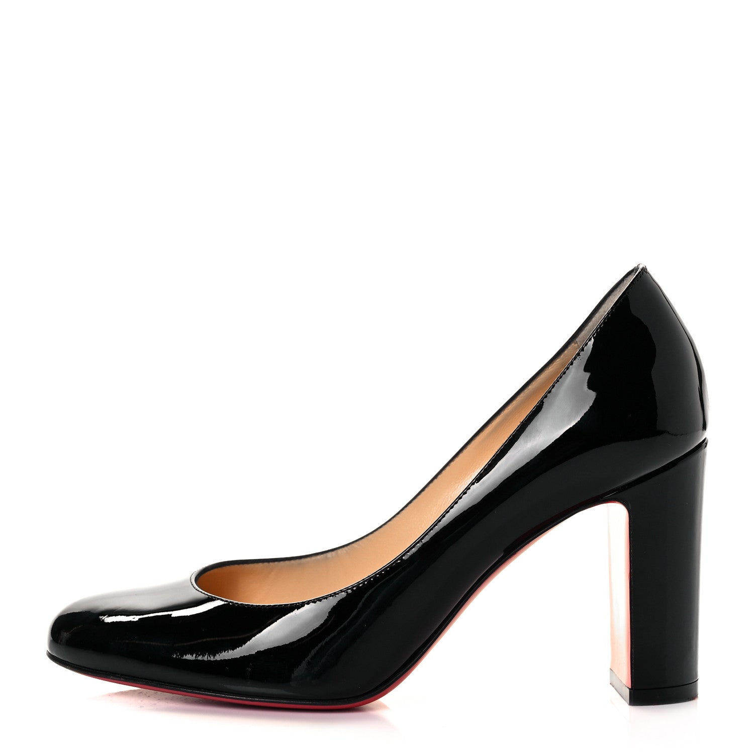 Christian Louboutin Patent Lady Gena 85 Pumps 36 Black 1 of 16