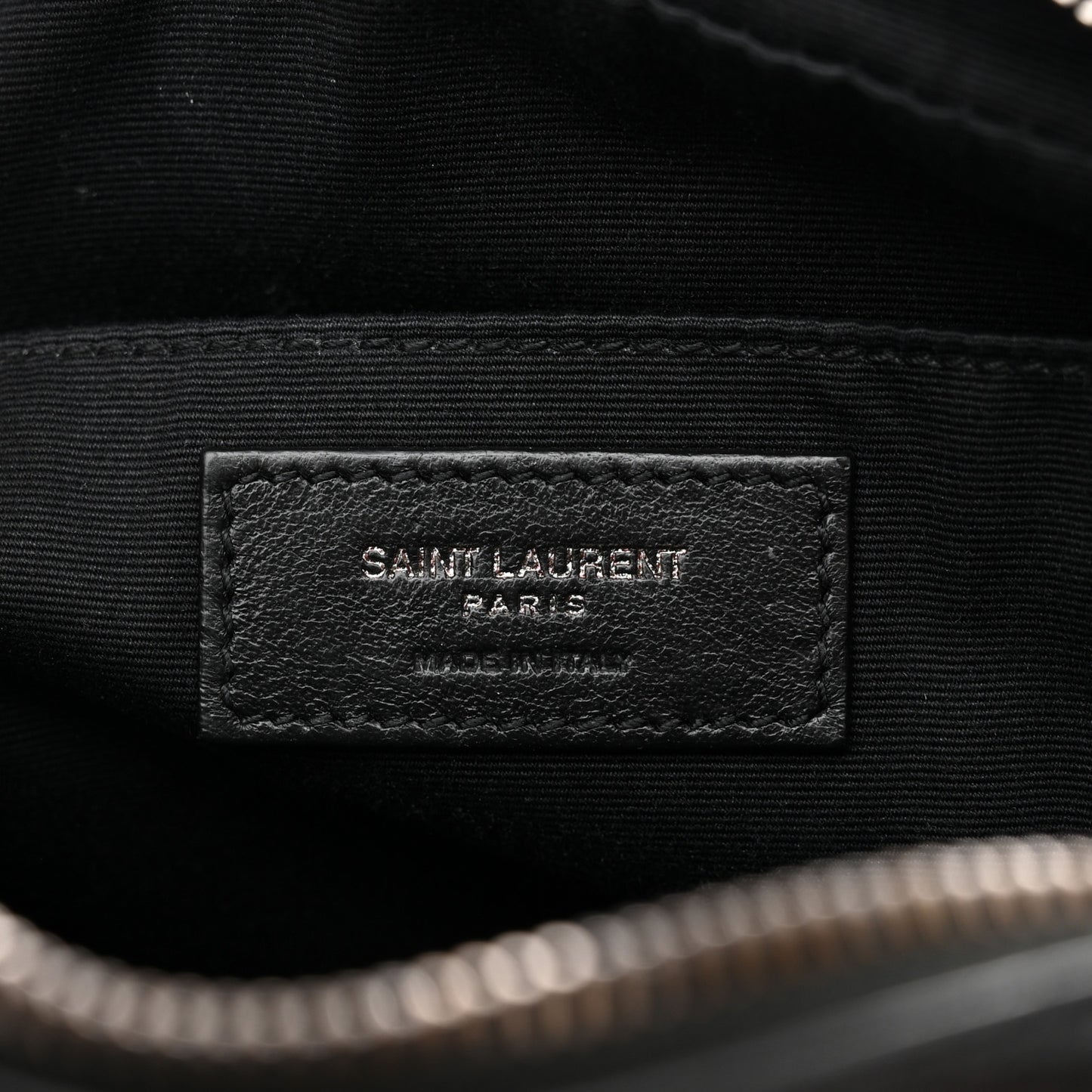 Calfskin Matelasse Monogram Lou Camera Bag Black