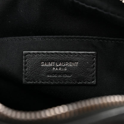 Saint Laurent Calfskin Matelasse Monogram Lou Camera Bag Black 6 of 11