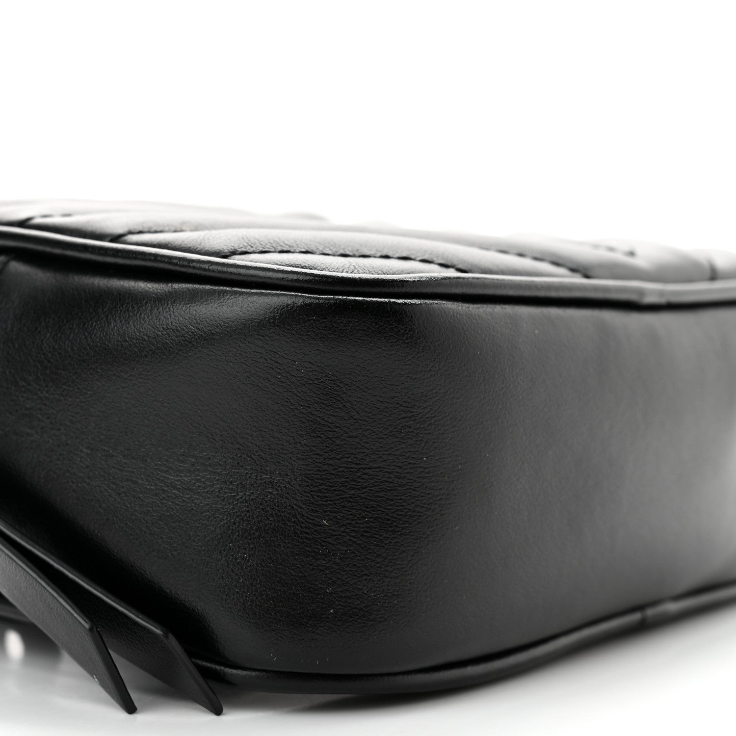 Saint Laurent Calfskin Matelasse Monogram Lou Belt Bag Black 9 of 10
