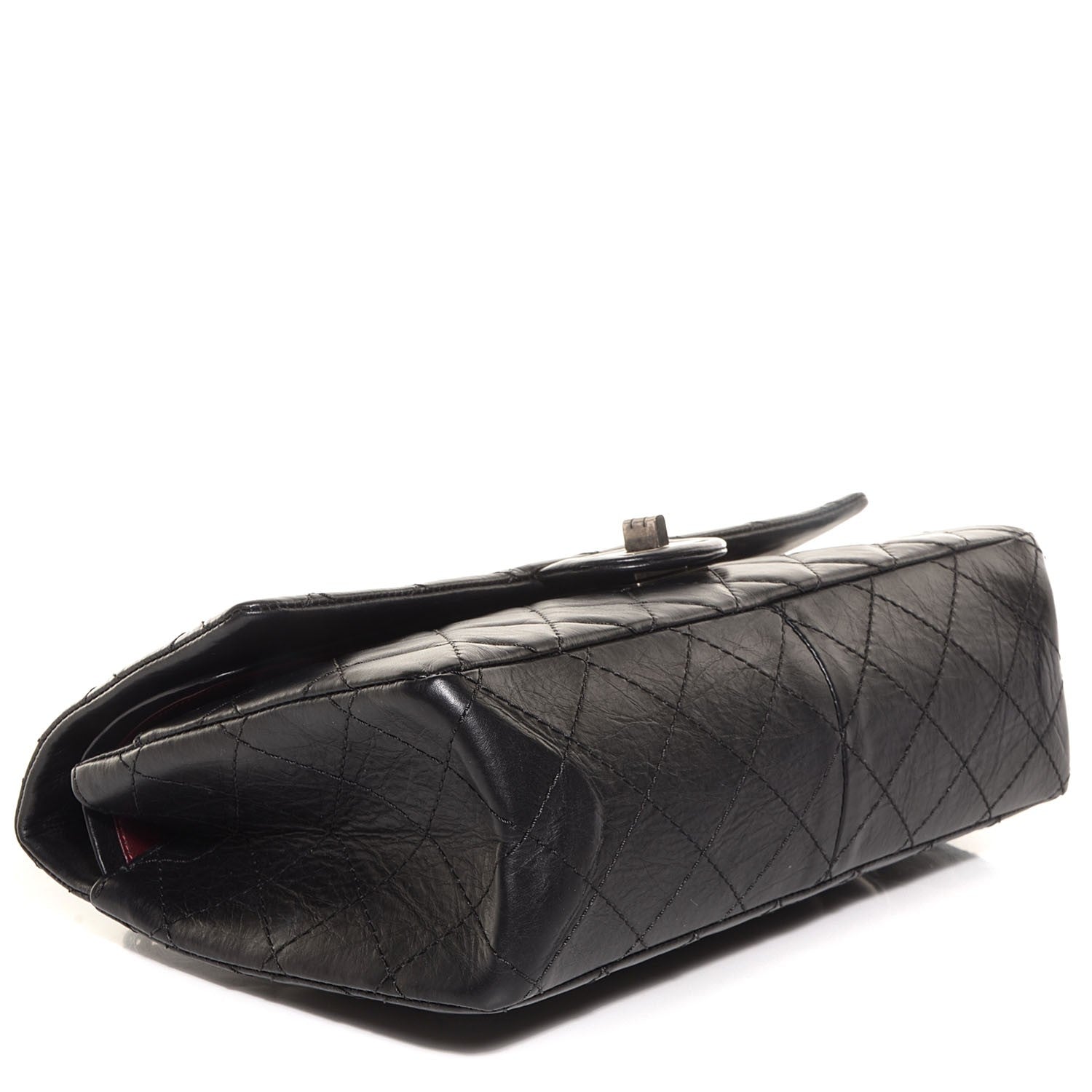 Chanel Aged Calfskin Quilted 2.55 Reissue 226 Flap Black 4 of 10