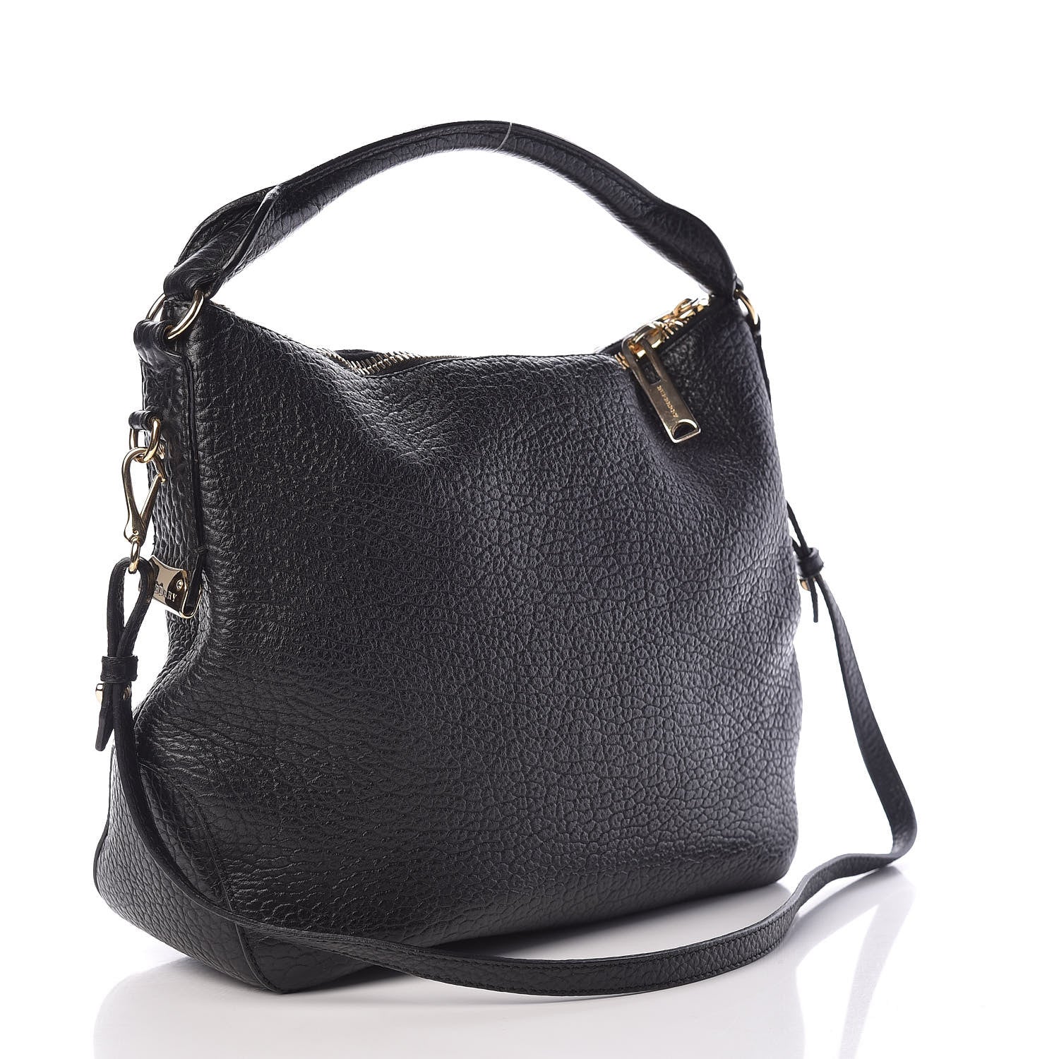 Burberry Heritage Grain Small Ledbury Hobo Black 3 of 12