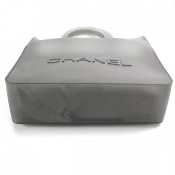 Chanel Jelly Rubber Tote Bag Gray 4 of 9