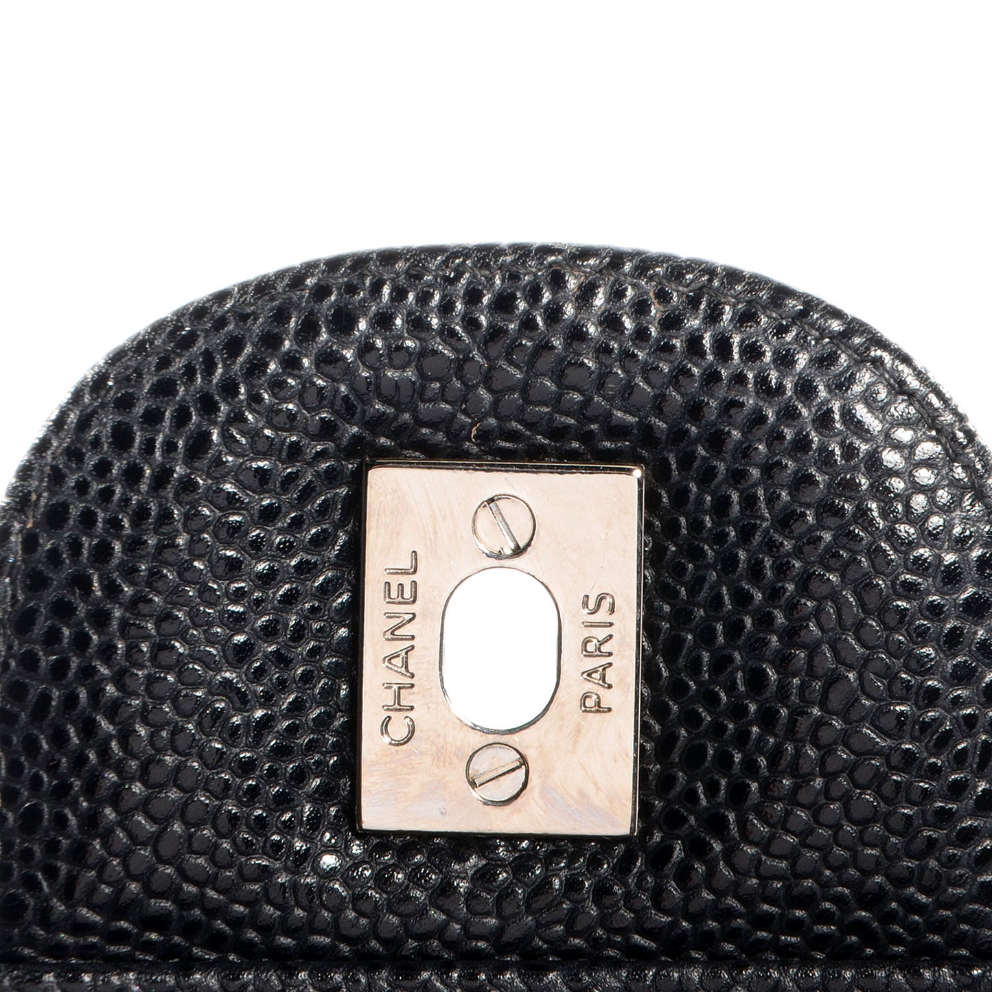 Caviar Quilted Maxi Double Flap Black