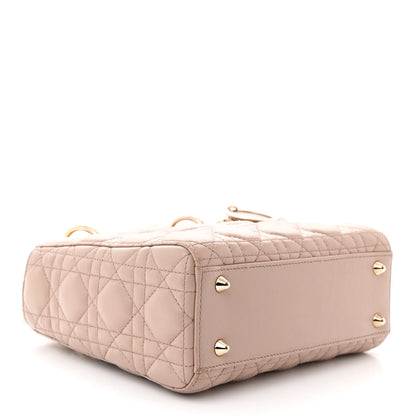 Christian Dior Lambskin Cannage Small My ABCDior Lady Dior Fard 4 of 13